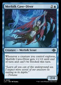Merfolk Cave-Diver - The Lost Caverns of Ixalan Commander - MTG - Image 1