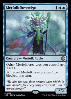 Merfolk Sovereign - The Lost Caverns of Ixalan Commander - MTG - Image 1