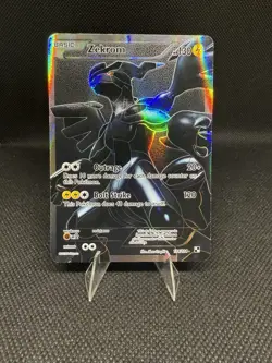 Zekrom 114/114 Black & White Base Full Art Holo Pokemon (MP)READ DESCRIPTION - Image 1