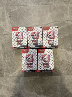 Pokemon TCG Scarlet & Violet 151 Booster Bundle Sealed X5 Bundles (30 Packs) - Image 1