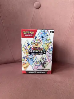 Pokemon TCG Scarlet & Violet Prismatic Evolutions Booster Bundle - 6 Packs - New - Image 1