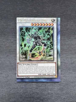 YuGiOh! Psy-Framelord Omega RA02 - Error Misprint Miscut German 1st Edition NM - Image 1