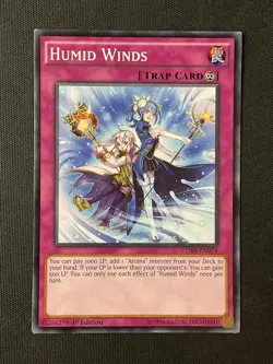 HUMID WINGS Clash of Rebellions CORE-EN074 1st Edition Common YuGiOh TCG Card - Image 1