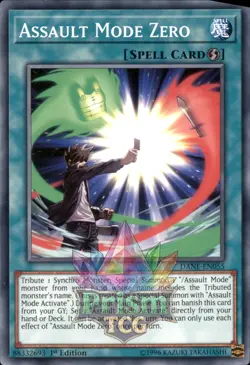 1st Ed Assault Mode Zero DANE-EN055 Yugioh - Image 1