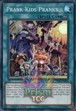 1st ed Prank-Kids Pranks super rare HISU-EN024 Yugioh - Image 1