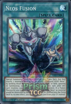 1st ed Neos Fusion super rare SAST-EN060 Yugioh - Image 1