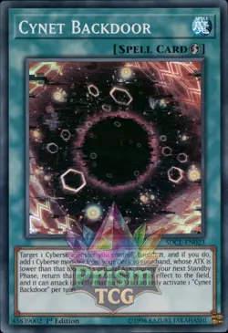 1st ed Cynet Backdoor super rare SDCL-EN023 Yugioh - Image 1
