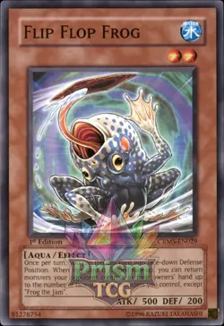 1st Ed Flip Flop Frog CRMS-EN029 Yugioh - Image 1