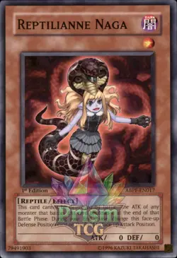 1st Ed Reptilianne Naga ABPF-EN017 Yugioh - Image 1