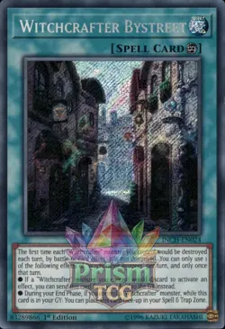 1st ed Witchcrafter Bystreet secret rare INCH-EN024 Yugioh - Image 1
