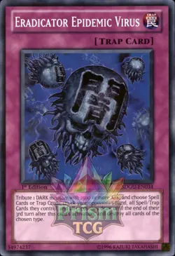 1st Ed Eradicator Epidemic Virus SDGU-EN034 Yugioh - Image 1