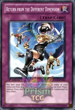 1st Ed Return from the Different Dimension SDLS-EN034 Yugioh - Image 1