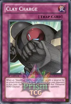 1st Ed Clay Charge LCGX-EN111 Yugioh - Image 1