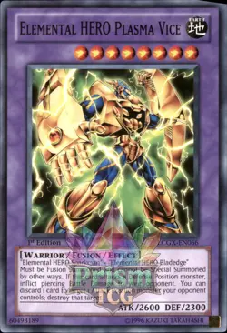 1st Ed Elemental HERO Plasma Vice LCGX-EN066 Yugioh - Image 1