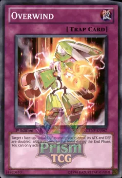 1st Ed Overwind GENF-EN067 Yugioh - Image 1