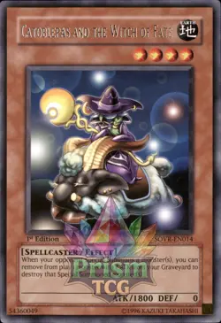 1st ed Catoblepas and the Witch of Fate rare SOVR-EN014 Yugioh - Image 1