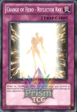 1st Ed Change of Hero - Reflector Ray LCGX-EN116 Yugioh - Image 1