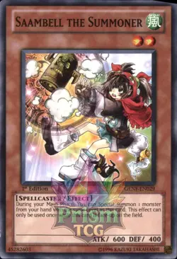 1st Ed Saambell the Summoner GENF-EN029 Yugioh - Image 1
