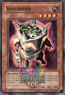 1st Ed Shreddder ABPF-EN030 Yugioh - Image 1