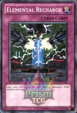 1st Ed Elemental Recharge LCGX-EN115 Yugioh - Image 1