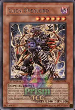 1st ed Alien Overlord rare CRMS-EN038 Yugioh - Image 1