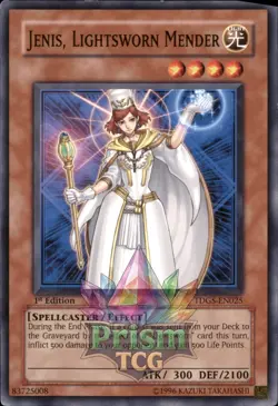 1st Ed Jenis, Lightsworn Mender TDGS-EN025 Yugioh - Image 1