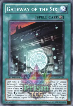1st Ed Gateway of the Six LCGX-EN259 Yugioh - Image 1