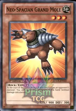 1st Ed Neo-Spacian Grand Mole LCGX-EN022 Yugioh - Image 1