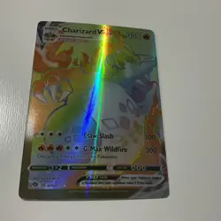 Charizard VMAX Rainbow Rare Holo Card 74/73 Champion Path Custom Fan Art Display - Image 1