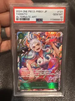 PSA 10 Yamato OP01-121 SEC PRB-01 Alt Art One Piece Card Japanese 2024 - Image 1