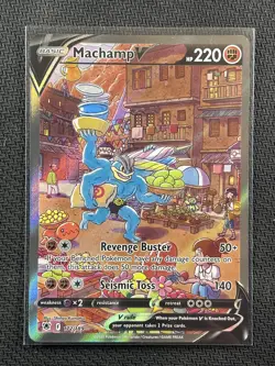 Pokemon Card Machamp V Astral Radiance SWSH Ultra Rare 172/189 - Image 1