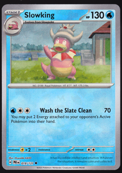 Slowking 019/131 Masterball Holo Prismatic Evolutions Pokemon TCG Card NM - Image 1