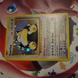Pokemon TCG Snorlax XY179 Black Star Promo Card Near Mint Condition - Image 1
