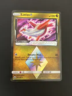 Pokemon Card Rare Holo Foil Prism Star Eng 107/168 Latias Near Mint - - Image 1