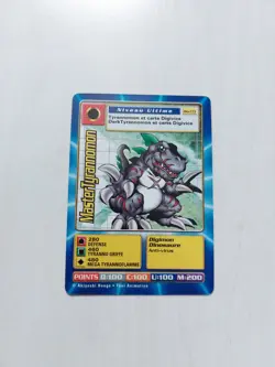 Mastertyrannomon Carte Digimon Francais Bandai 1999 Bo-133 Serie 3 French Card - Image 1