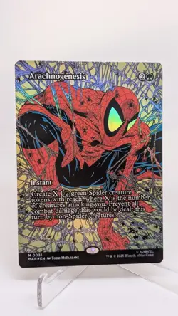 MTG Magic The Gathering Spider-Man Arachnogenesis Mythic 0031 Foil - Image 1