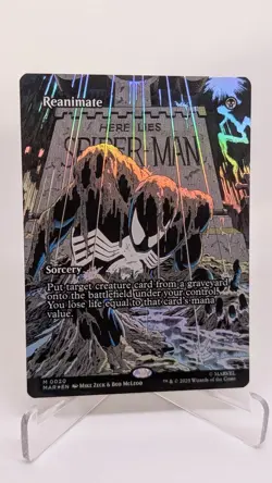 MTG Magic The Gathering Spider-Man Reanimate Mythic 0020 Foil - Image 1