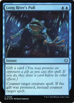 Long River's Pull Bloomburrow Foil NM 58 BLB MTG - Image 1