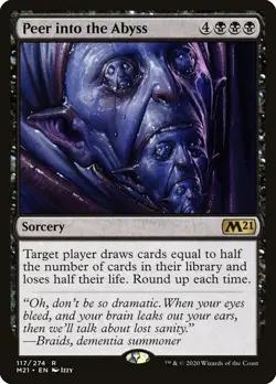 Peer into the Abyss Core Set 2021 Foil NM pack fresh never played - Image 1
