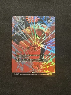 MTG Spider-Man Tangle 0038 Foil (Borderless) Marvel Eternal Legal MAR - Image 1