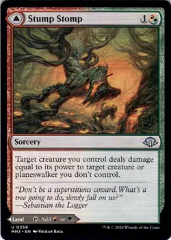 MTG 4x Stump Stomp (259) | NM | Modern Horizons 3 (MH3) - Image 2