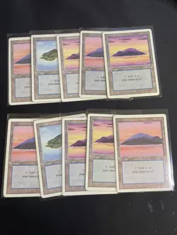 X10 Mtg Island Revised Edition Magic the Gathering - Image 1