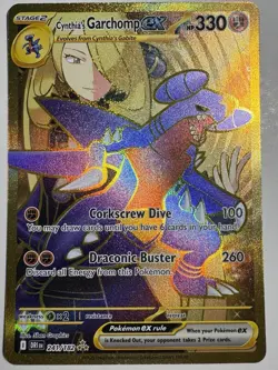 2025 Pokemon Cynthia's Garchomp EX 241/182 Sv10 Destined Rivals Hyper Rare NM - Image 1