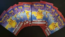(x10) 2022 Pokemon Match Battle McDonalds Promo Sealed Booster Packs - Image 1