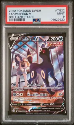 PSA 9 - Umbreon V TG22/TG30 SWSH Brilliant Stars - Pokemon - Image 1