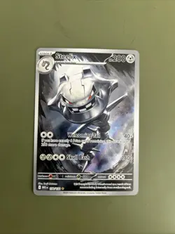 Steelix 150/132 Illustration Rare Pokemon Mega Evolution NM Tcg - Image 1