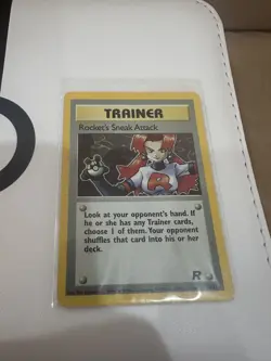 Rocket's Sneak Attack 16/82 Pokemon TCG Team Rocket Unlimited Holo Rare - Image 1