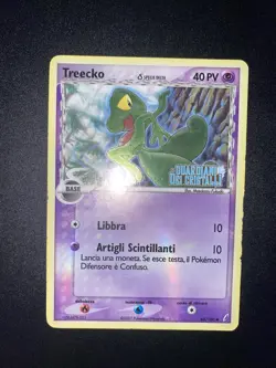 Pokemon Ita Rare Holo Foil Treecko 68/100 Ex Guardians Of The Crystals Stamped - Image 2
