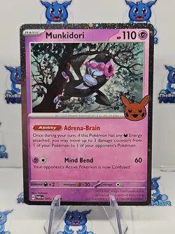 Munkidori 095/167 Halloween Promo Holo Pokemon Trick or Trade NM - Image 1