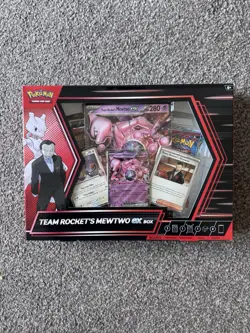 Destined Rivals Pokemon TCG Team Rockets Mewtwo EX Box Sealed In Hand - Image 1